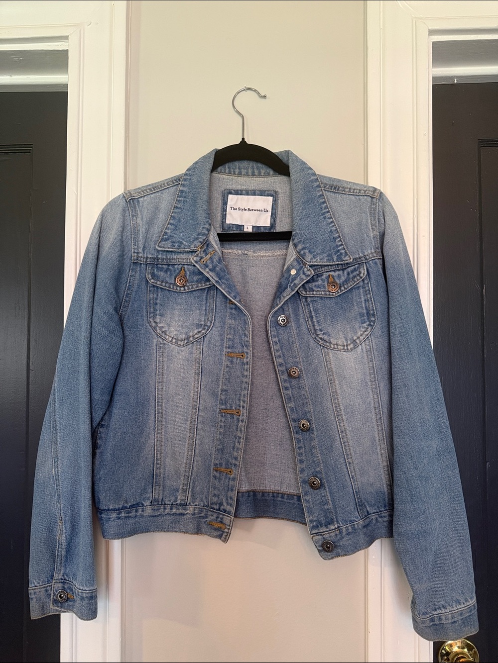 Women's Light Blue Denim Jean Jacket